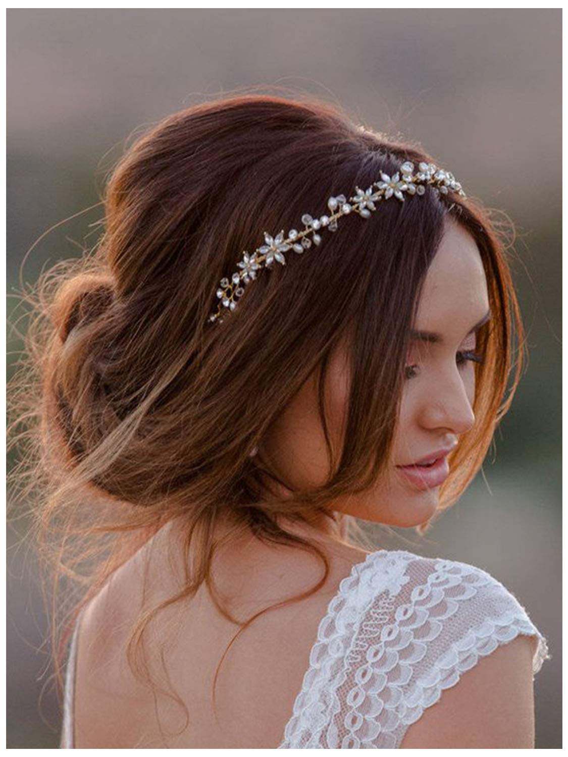 Rhinestone Wedding Headband Hair Vine Headpieces