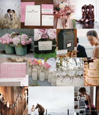 western wedding ideas, rustic wedding ideas, western wedding collage, rustic wedding collage