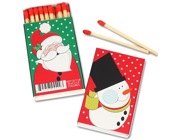 Winter wedding accessories, winter weddings, winter wedding ideas, winter wedding favors, wedding favors, wedding matches, Christmas Holiday Matchboxes (Set of 50)